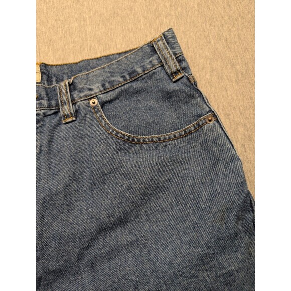 Vintage 90's Big Mac Workwear Denim Jean Shorts Jorts Y2K Mens 36X8 Baggy - Picture 7 of 10